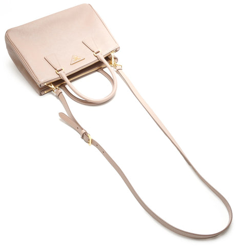 PRADA Saffiano Leather Galleria 2-way bag 1BA896 Handbag pink WS26310