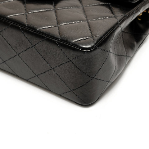 CHANEL Lammleder Mini Matelasse Square Nr. 4 1996-1997 Umhängetasche schwarz WS26311