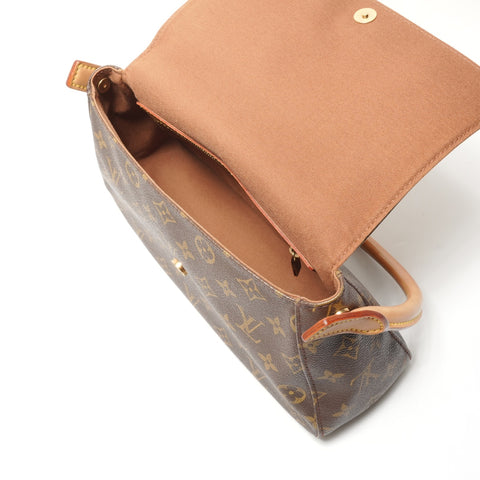 LOUIS VUITTON 2003 Monogram Mini Looping Umhängetasche Braun WS26313
