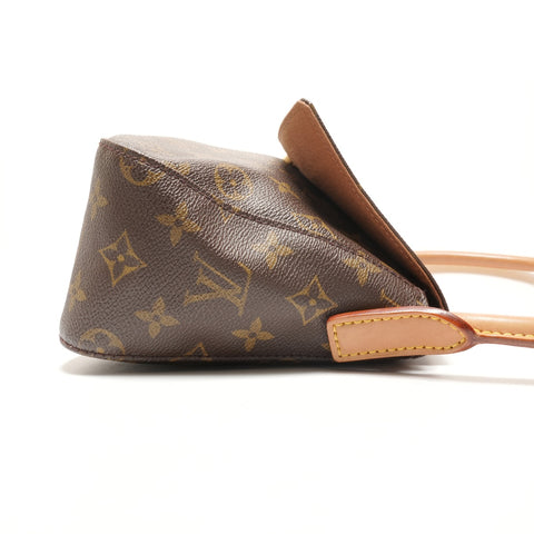 LOUIS VUITTON 2003 Monogram Mini Looping Umhängetasche Braun WS26313