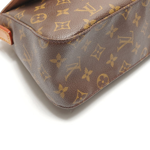 LOUIS VUITTON 2003 Monogram Mini Looping Umhängetasche Braun WS26313