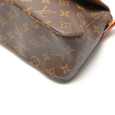 LOUIS VUITTON 2003 Monogram Mini Looping Umhängetasche Braun WS26313