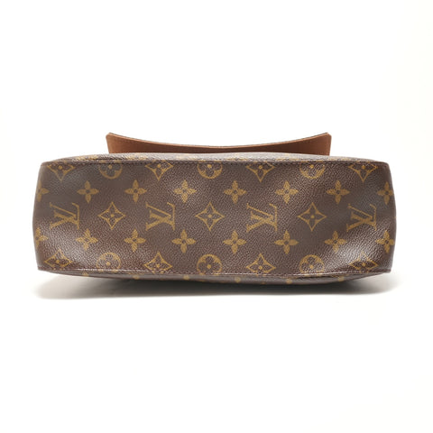 LOUIS VUITTON 2003 Monogram Mini Looping Umhängetasche Braun WS26313