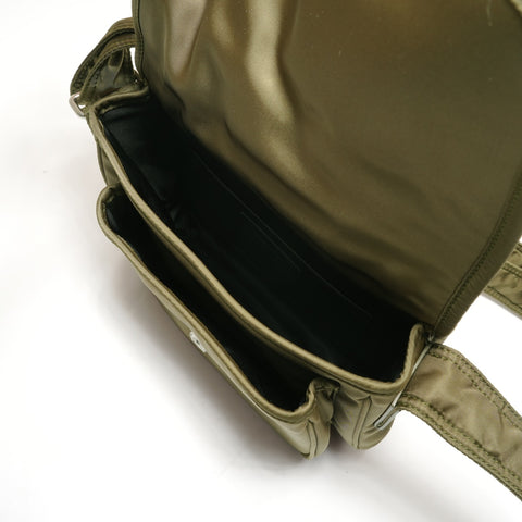 YVES SAINT LAURENT Niki Nylon Small Khaki 776611 Umhängetasche grün WS26314