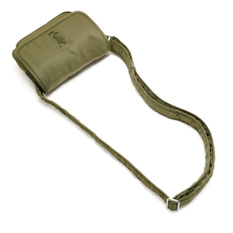 YVES SAINT LAURENT Niki Nylon Small Khaki 776611 Umhängetasche grün WS26314