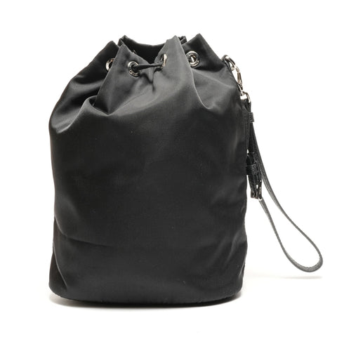 PRADA Linylon Beutelhandtasche schwarz WS26317