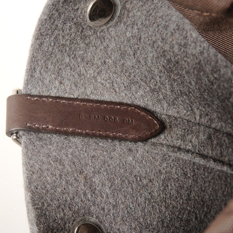 HERMES 2023 B Stamp Sac de Pansage Groom Tote Bag gray WS26318