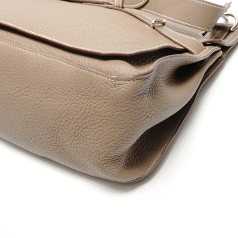 HERMES 2009 � M stamped Gypsy 34 Taurillon Clemence Shoulder Bag gray WS26319
