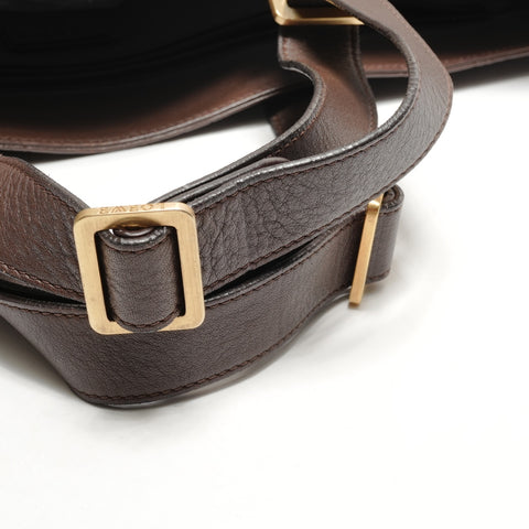 LOEWE 160th anniversary embossed logo Tote Bag Brown WS26320