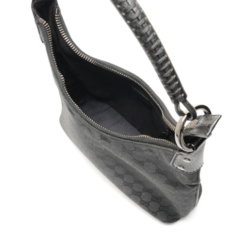 GUCCI GG Canvas One Shoulder Bag Shoulder Bag black WS26325