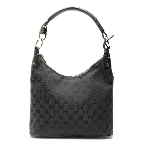 GUCCI GG Canvas One Shoulder Bag Shoulder Bag black WS26325
