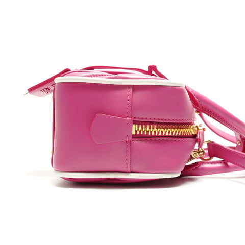 Miu Miu Arcadi Matelasse Leder 2WAY Handtasche rosa WS26327