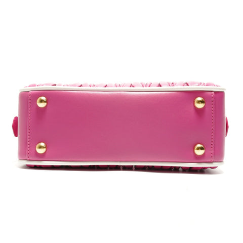 Miu Miu Arcadi Matelasse Leder 2WAY Handtasche rosa WS26327