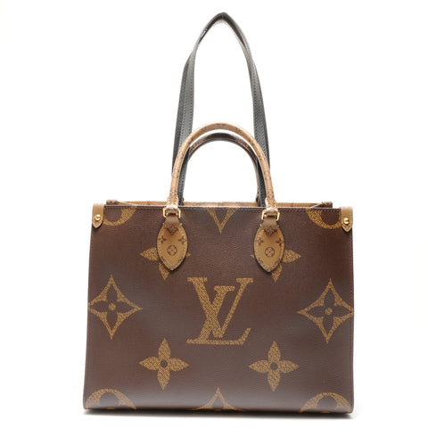 LOUIS VUITTON 2020 On the Go MM Monogram Tote Bag Brown WS26328