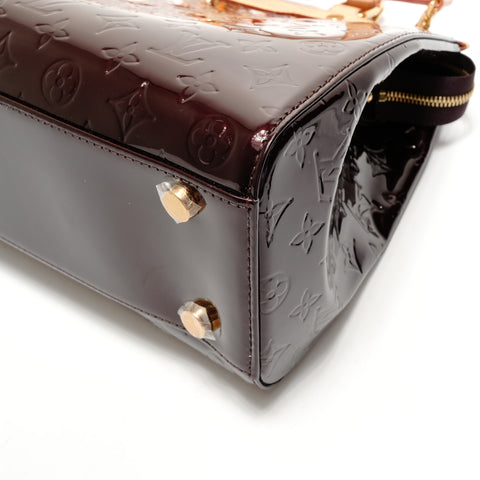 LOUIS VUITTON Vernis Blair GM Monogram Handbag Brown WS26329