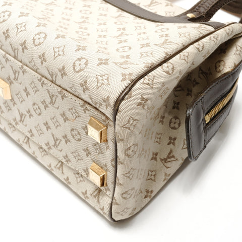 LOUIS VUITTON 2002 Monogram Mini Josephine PM Handtasche beige WS26330