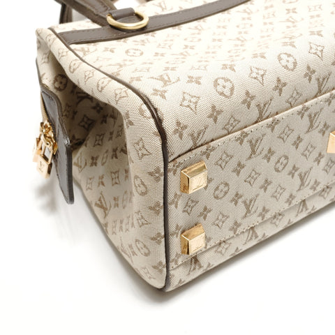 LOUIS VUITTON 2002 Monogram Mini Josephine PM Handtasche beige WS26330