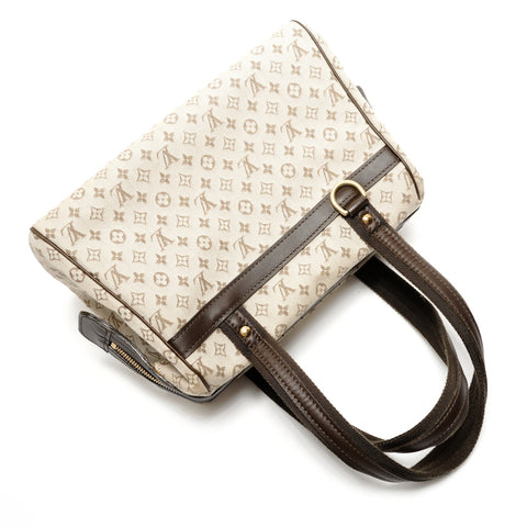 LOUIS VUITTON 2002 Monogram Mini Josephine PM Handtasche beige WS26330