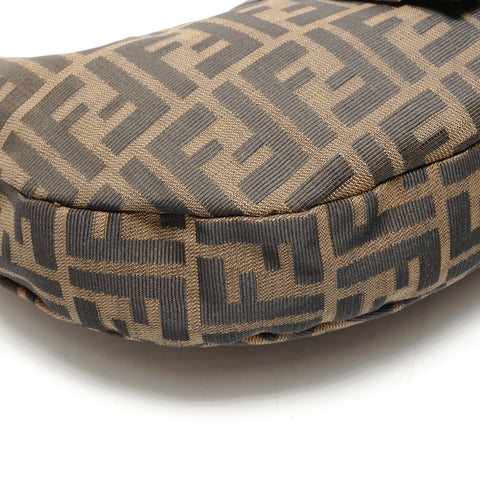 FENDI Zucca canvas hobo bag Shoulder Bag Brown WS26335