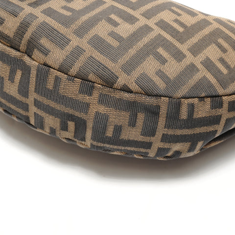FENDI Zucca canvas hobo bag Shoulder Bag Brown WS26335
