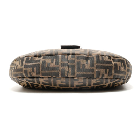 FENDI Zucca canvas hobo bag Shoulder Bag Brown WS26335