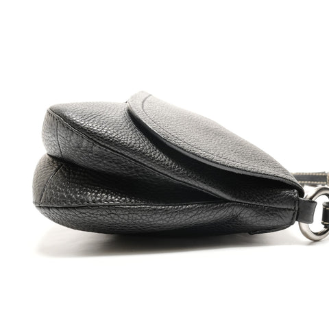 PRADA leather Shoulder Bag black WS26336