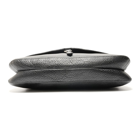 PRADA leather Shoulder Bag black WS26336