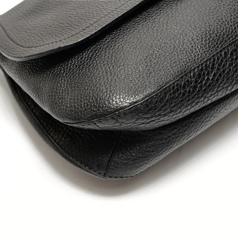 PRADA leather Shoulder Bag black WS26336
