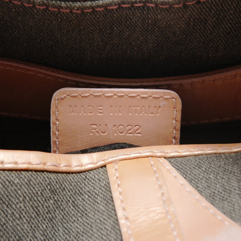 Christian Dior Denim saddle bag one belt Shoulder Bag gray WS26338