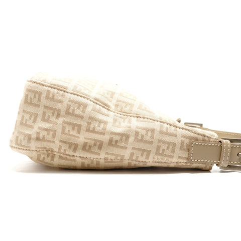 FENDI Mamma Zucchino Canvas Shoulder Bag beige WS26346