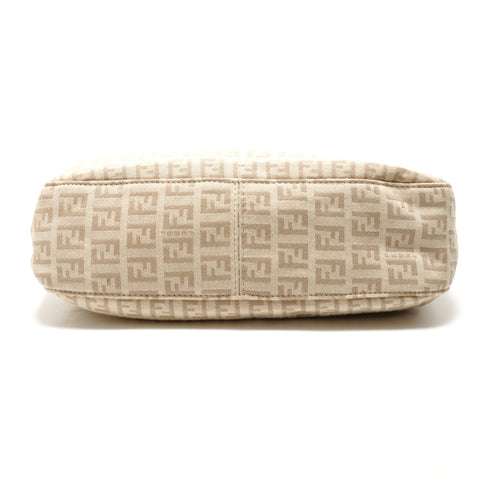 FENDI Mamma Zucchino Canvas Shoulder Bag beige WS26346