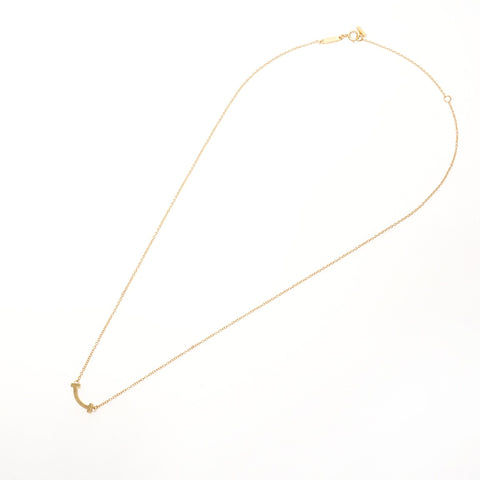 TIFFANY&Co. T Smile 750 K18 Necklace gold WS26351