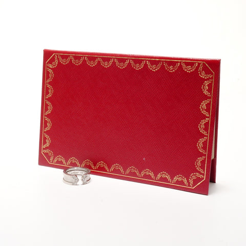 CARTIER C2 diamonds, 750 white gold, JP #5 Ring Silver WS26352