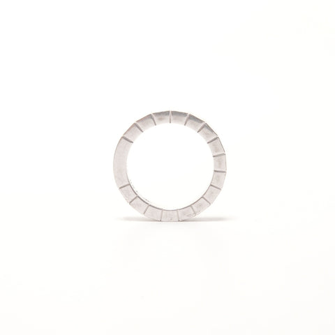 CARTIER Raniere JP#6 K18 White Gold Ring Silver WS26353