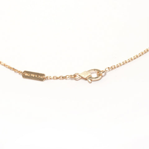 Van Cleef & Arpels Onyx Vintage Alhambra Pendant 750 K18 Necklace gold WS26354