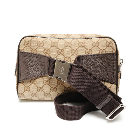 Sac banane en toile GUCCI GG Sac banane Marron WS26359