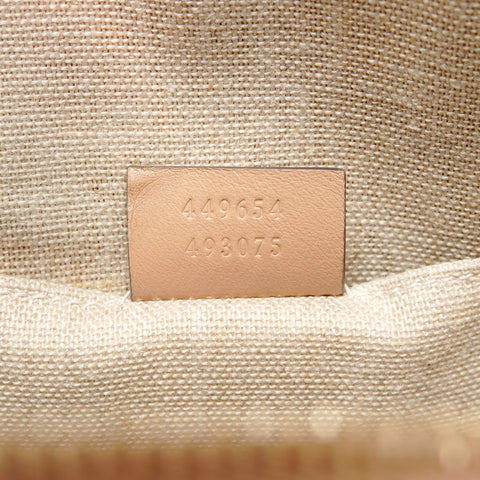 GUCCI Micro Guccissima Leder 2-Wege-Tasche Handtasche beige WS26362