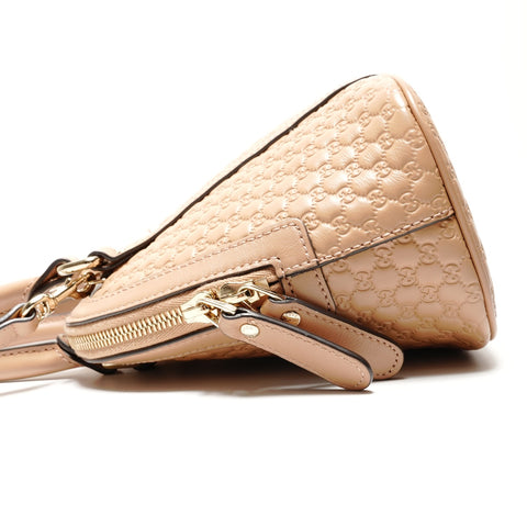 GUCCI Micro Guccissima Leder 2-Wege-Tasche Handtasche beige WS26362