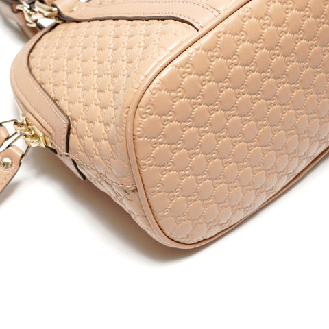 GUCCI Micro Guccissima Leder 2-Wege-Tasche Handtasche beige WS26362