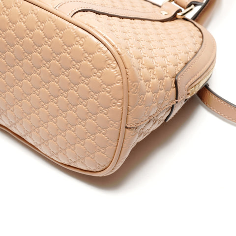 GUCCI Micro Guccissima Leder 2-Wege-Tasche Handtasche beige WS26362
