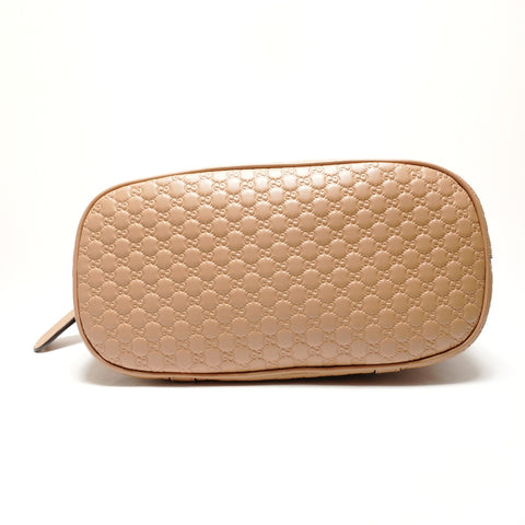 GUCCI Micro Guccissima Leder 2-Wege-Tasche Handtasche beige WS26362