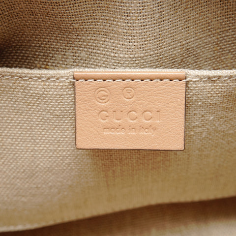 GUCCI Micro Guccissima Leder 2-Wege-Tasche Handtasche beige WS26362