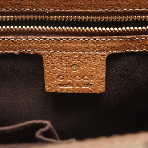 GUCCI GG Canvas Nieten Handtasche Braun WS26364