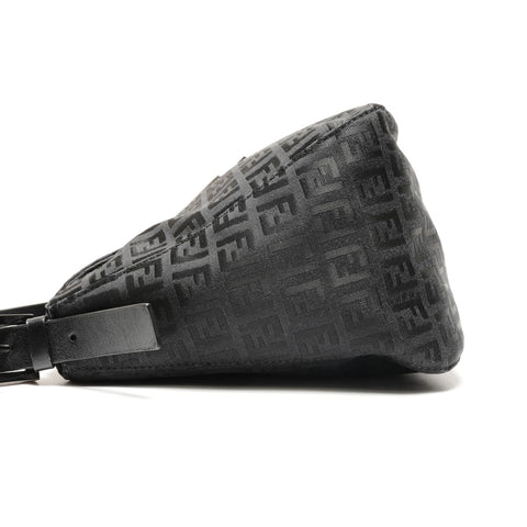 FENDI Zucchino Mamma Baguette One Shoulder Bag Umhängetasche schwarz WS26366