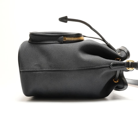 PRADA Duet Logo Jacquard Handtasche Handtasche schwarz WS26371