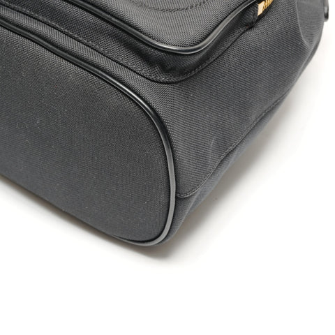 PRADA Duet Logo Jacquard Handtasche Handtasche schwarz WS26371
