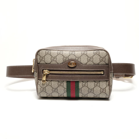 GUCCI GG Supreme Belt Bag Waist bag Brown WS26373