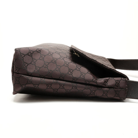 GUCCI GG Nylon Shoulder Bag Shoulder Bag Brown WS26374