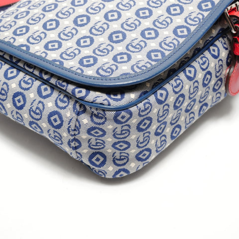GUCCI Children's Messenger Bag Shoulder Bag blue WS26377