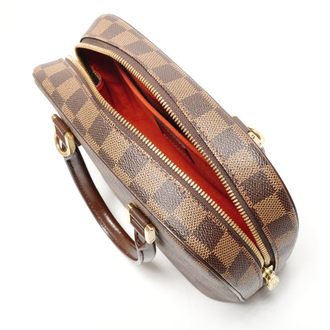 LOUIS VUITTON 2004 Damier Saria Mini Handbag Brown WS26378